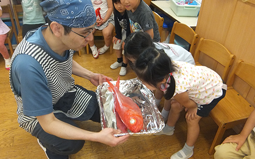 愛星保育園お魚教室